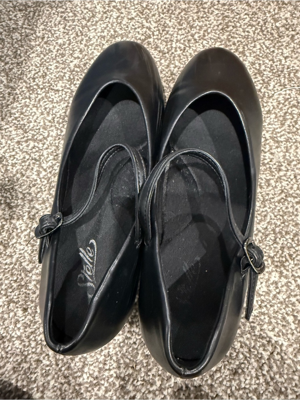 Black Mary Jane Ballet dance shoes with Buckle Strap